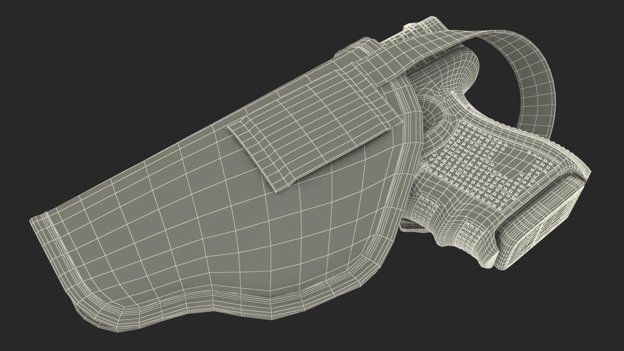 3D model Glock 26 and Tactical Nylon Holster