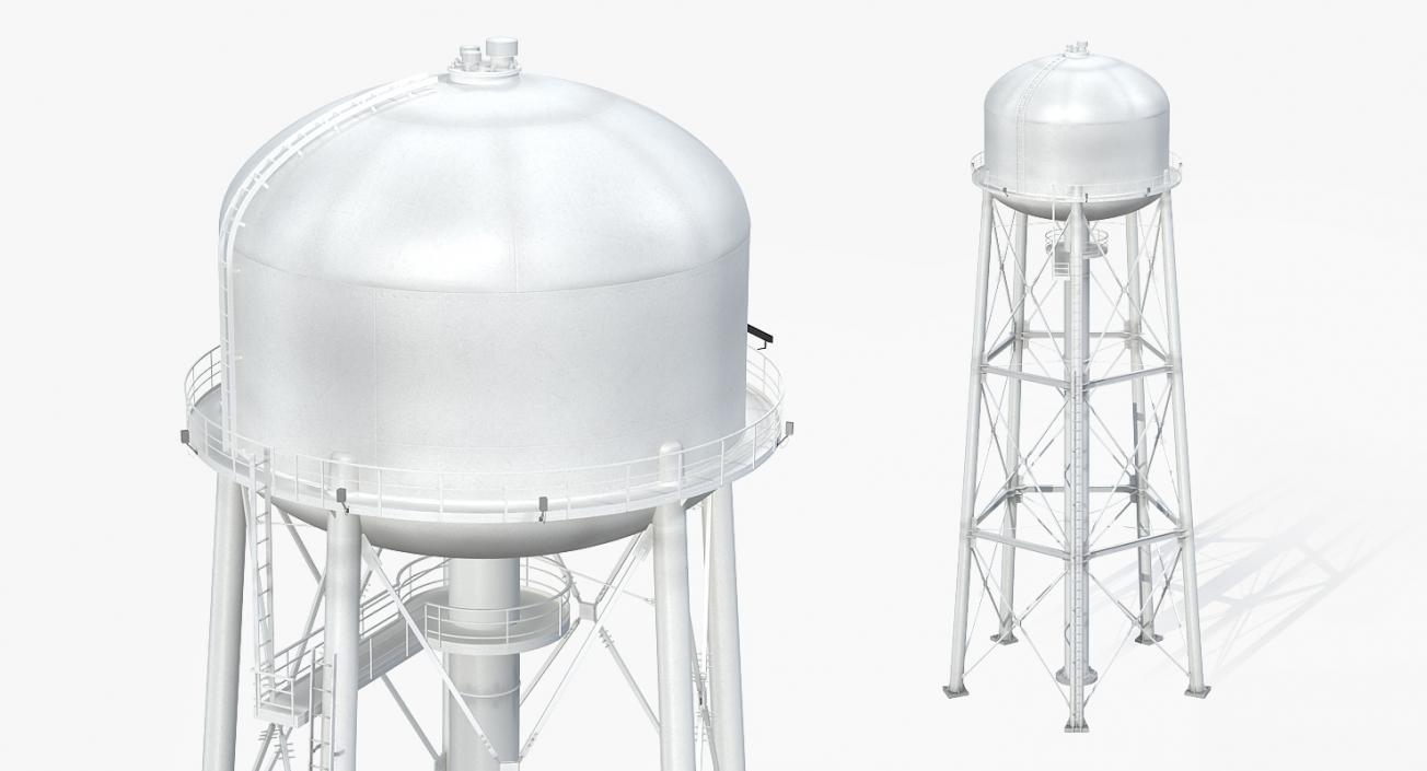 Water Storage Tower 3D model