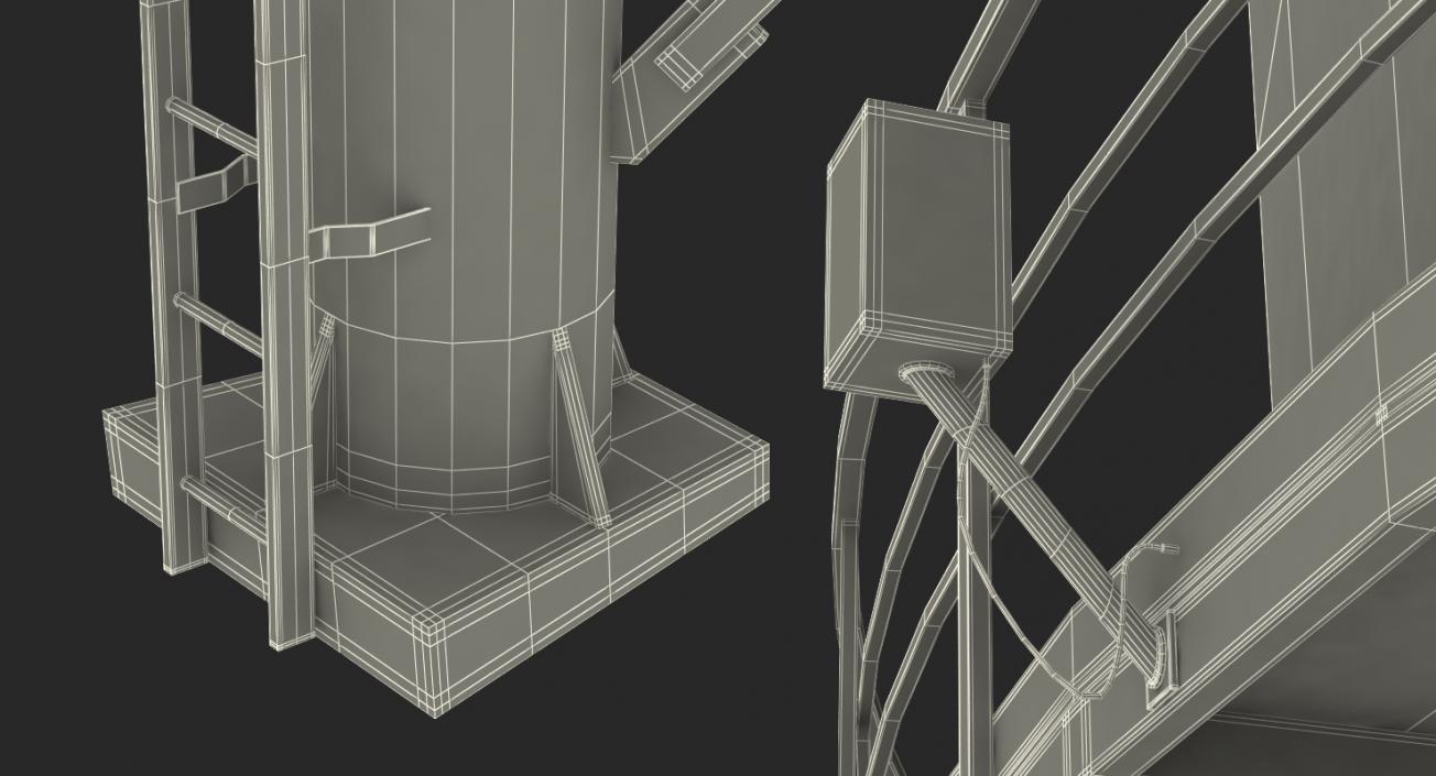 Water Storage Tower 3D model