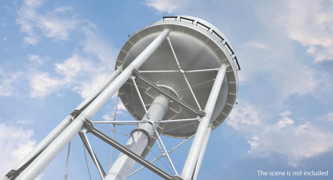 Water Storage Tower 3D model