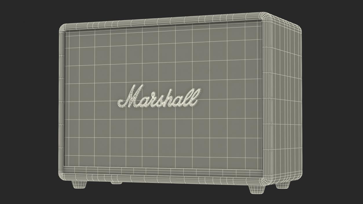 3D Marshall Woburn II Wireless Bluetooth Speaker White