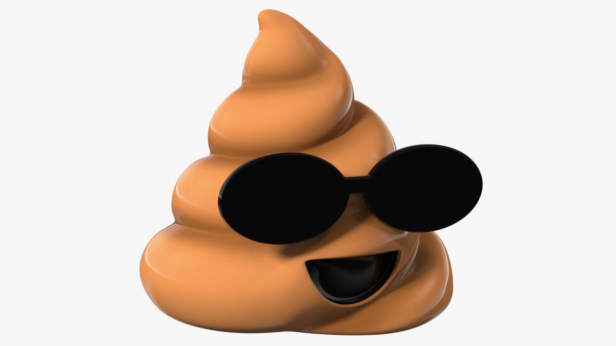 3D model Smiling Faces Poop Emoji Collection