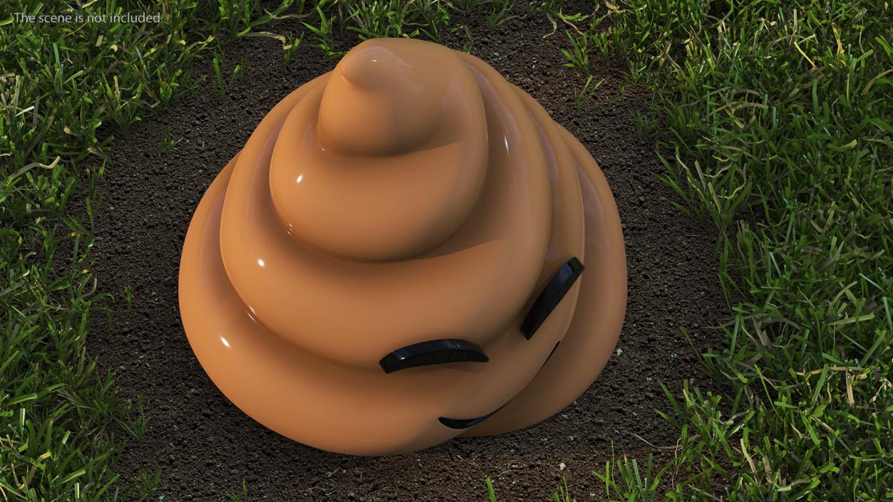 3D model Smiling Faces Poop Emoji Collection