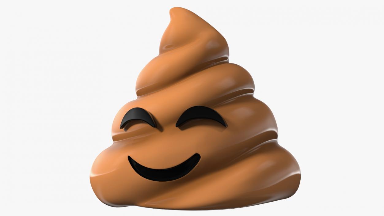 3D model Smiling Faces Poop Emoji Collection