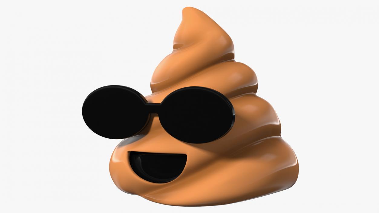 3D model Smiling Faces Poop Emoji Collection