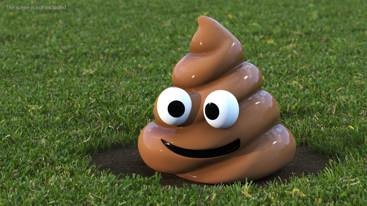 3D model Smiling Faces Poop Emoji Collection