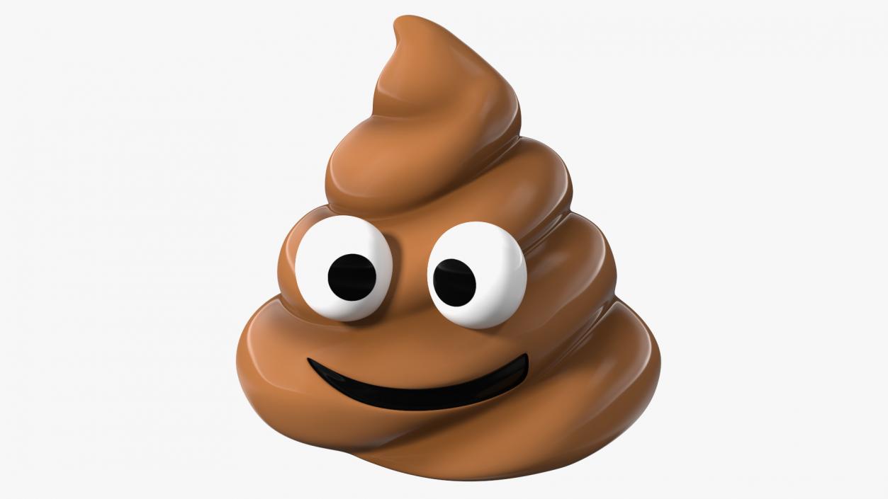 3D model Smiling Faces Poop Emoji Collection