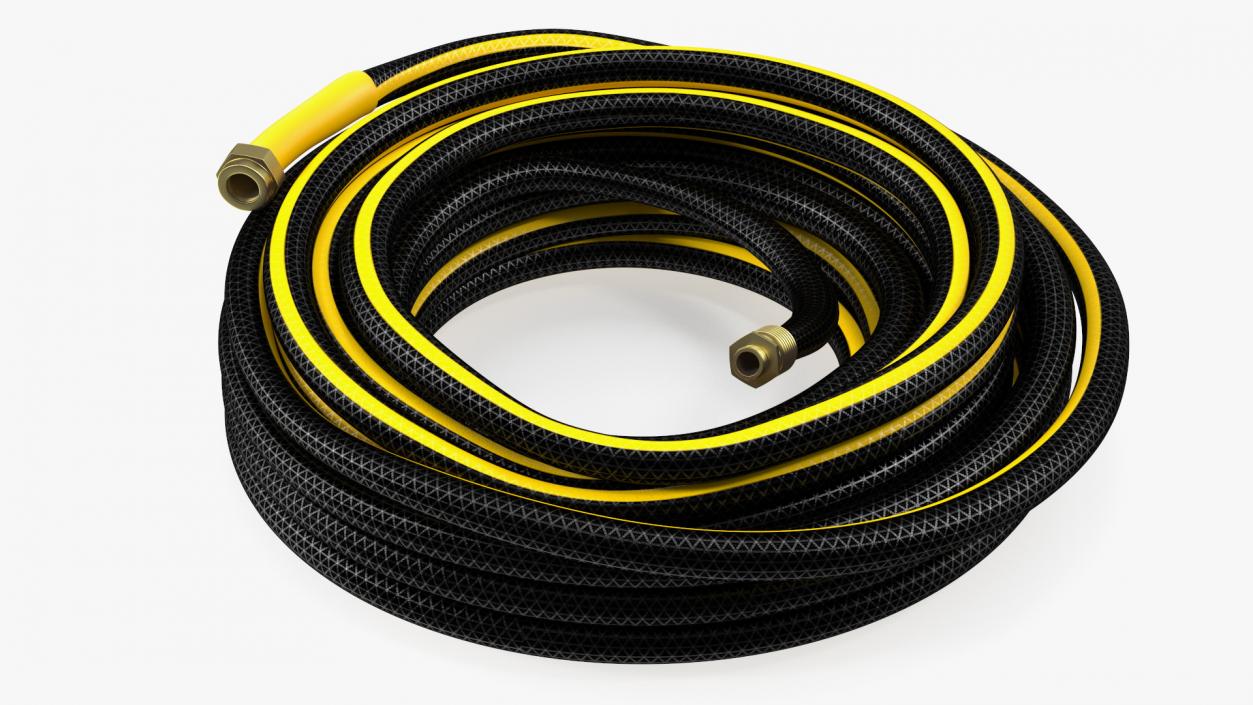 Black Garden Hose 3D