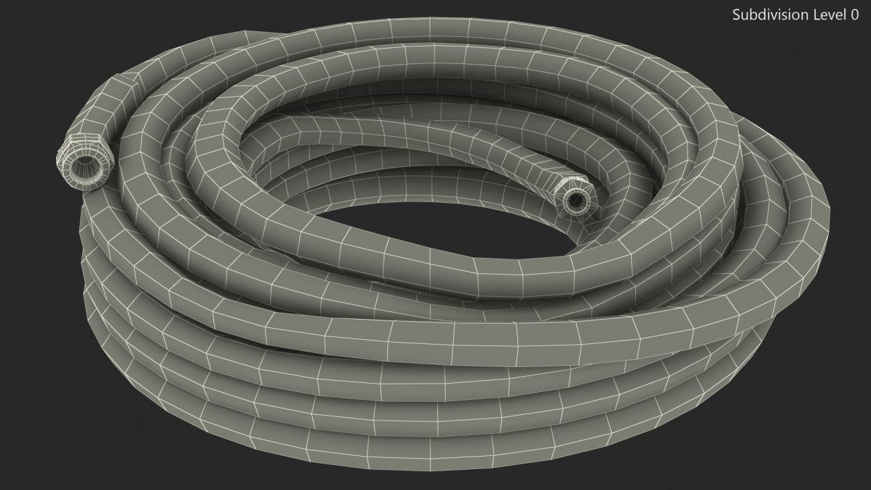 Black Garden Hose 3D