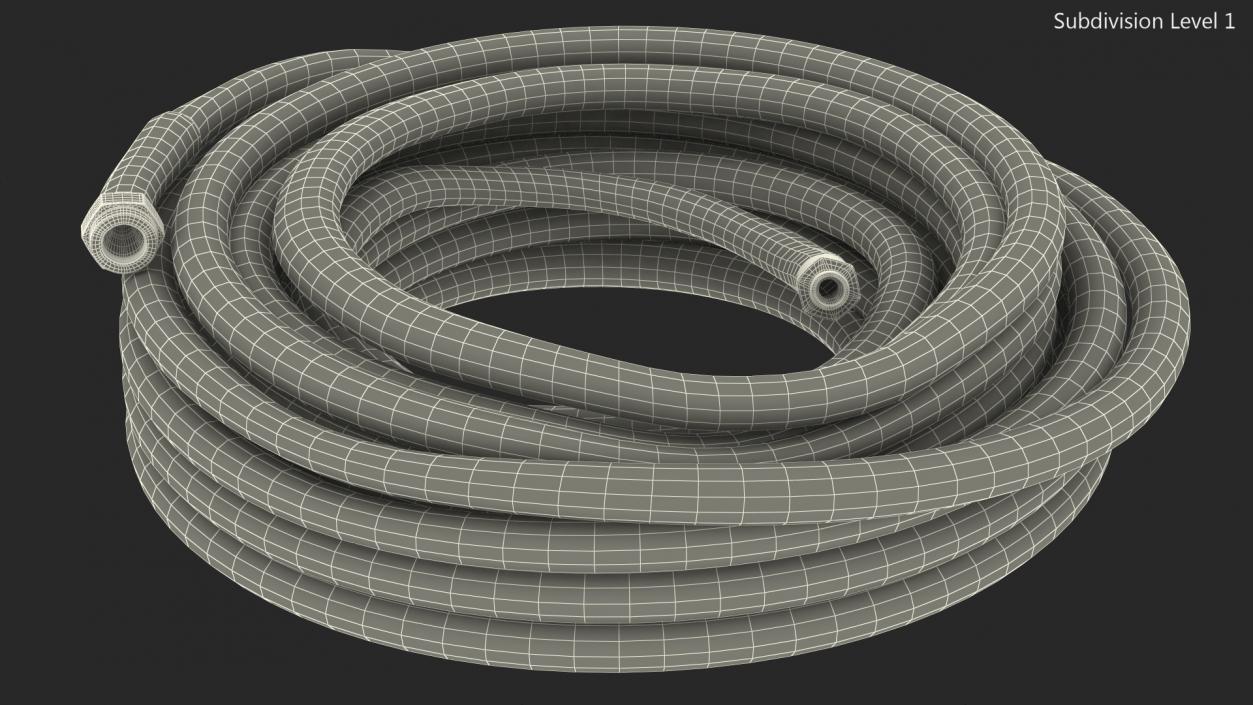 Black Garden Hose 3D