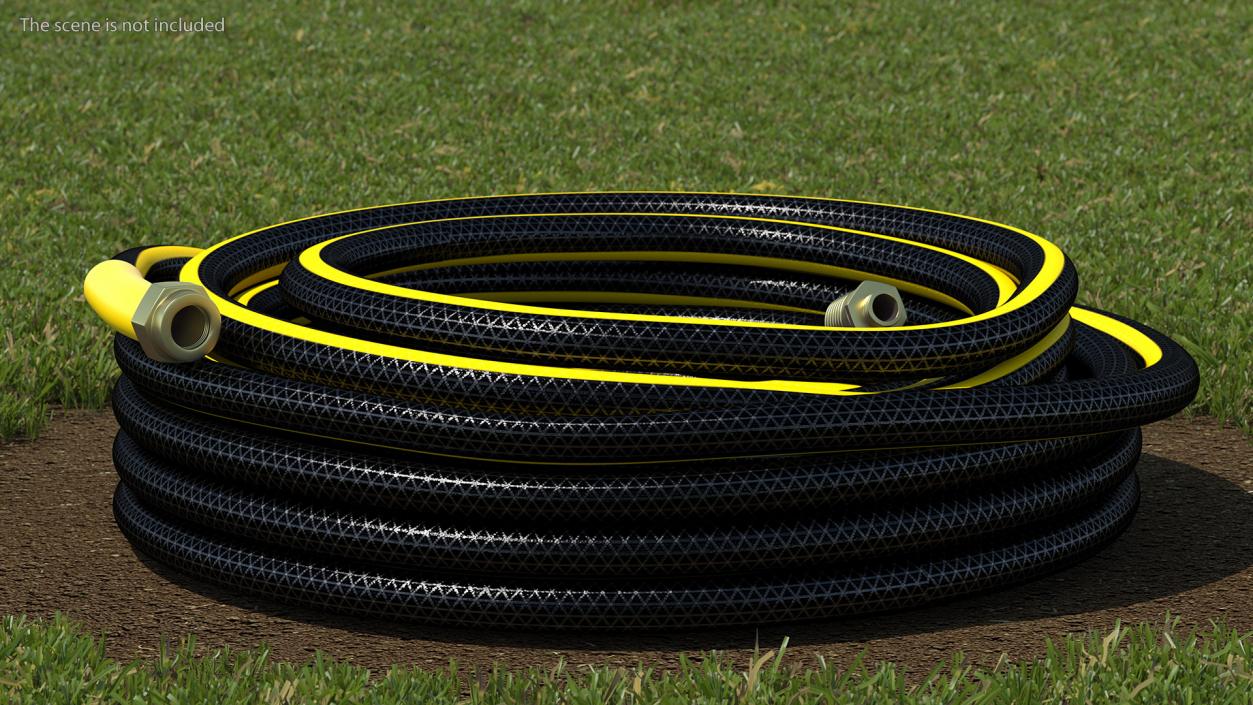 Black Garden Hose 3D