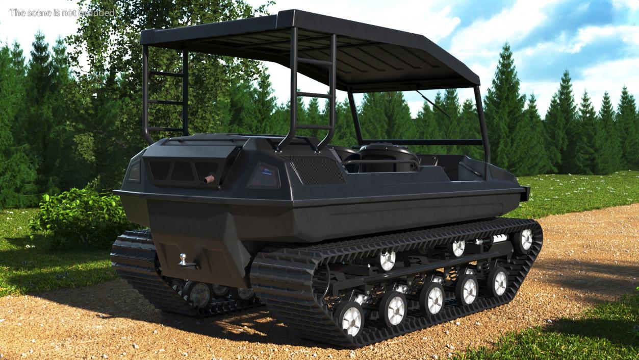 3D Multi Purpose All Terrain Vehicle model