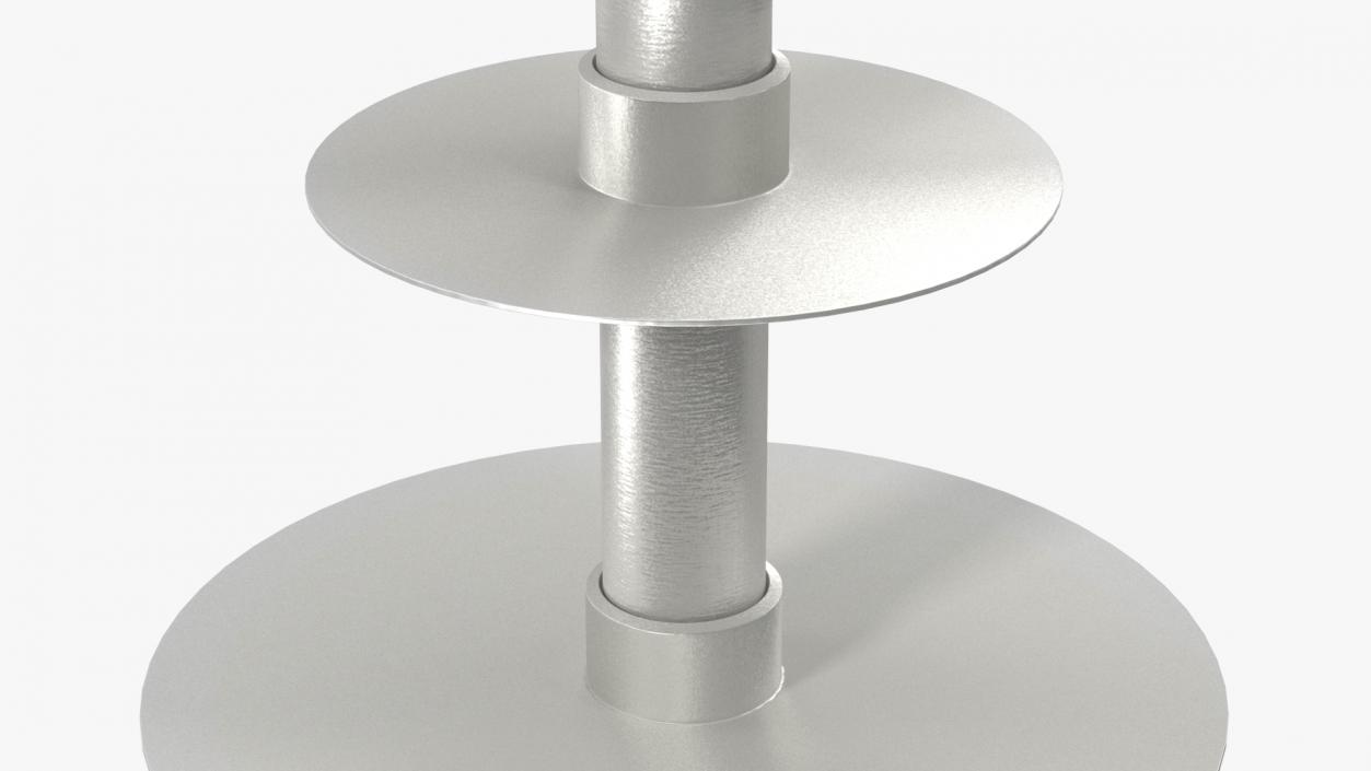 Three Tier Wedding Cake Stand 3D model