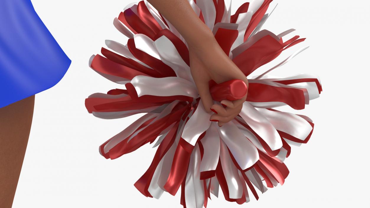 3D model Pompom Dancing European Female