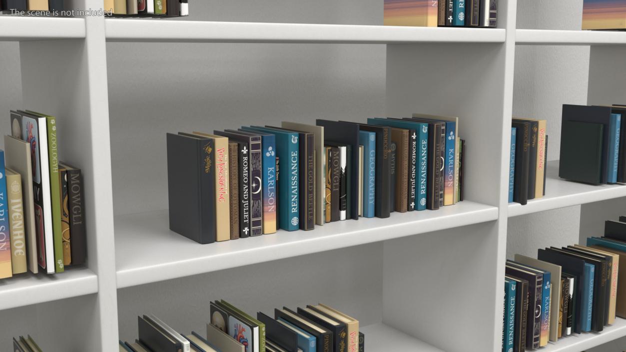 Children Books for Shelf 3D model