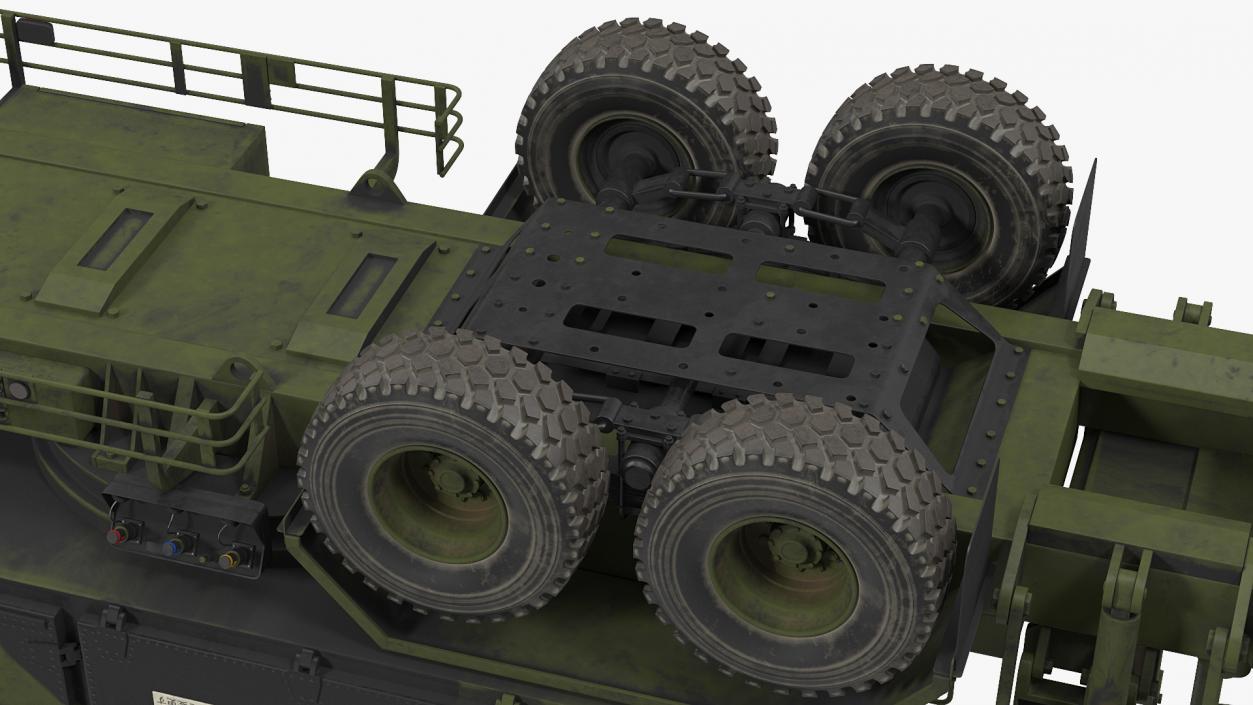 Patriot Camouflage AN MPQ53 Radar Set Rigged 3D model