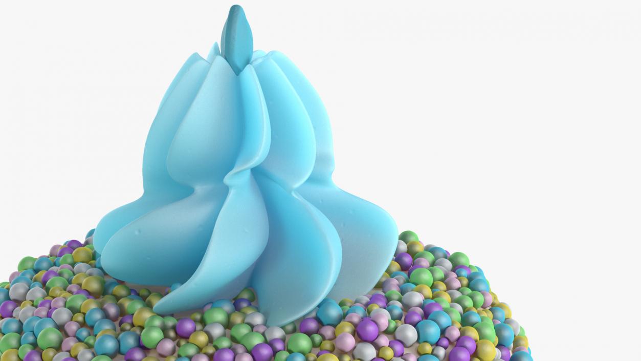 3D Cream Peaks