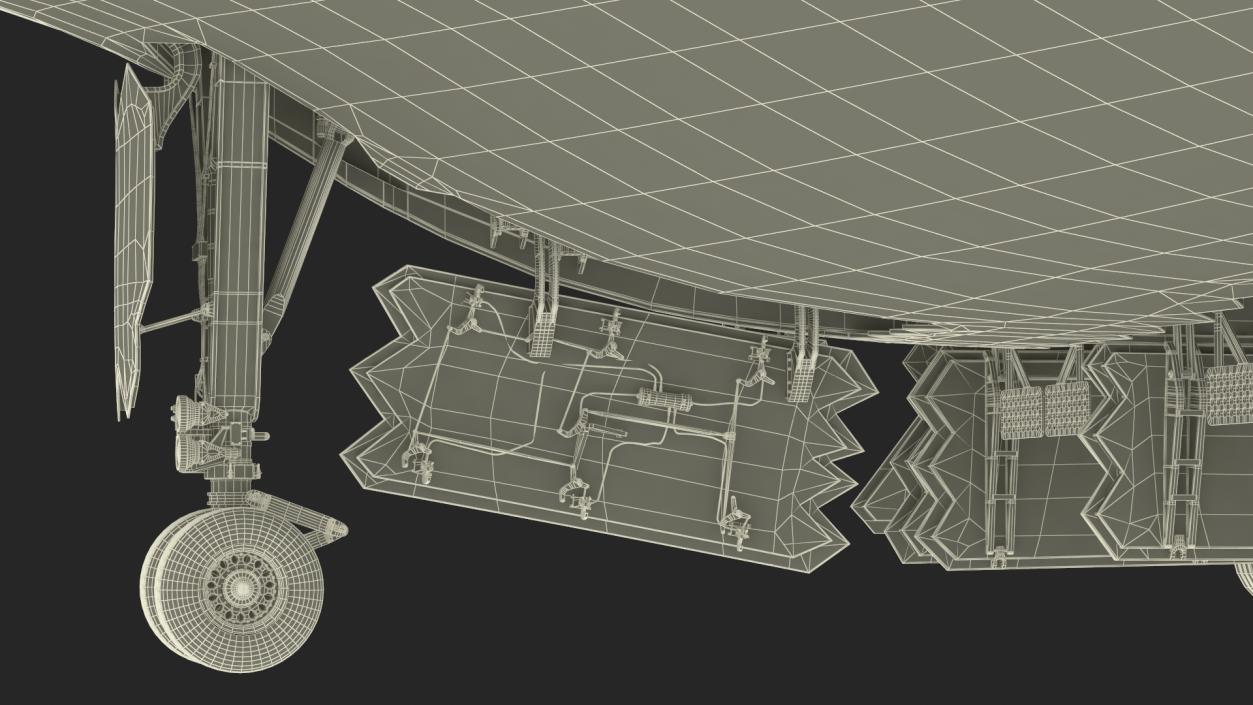 3D model Long-Range Penetration Bomber Aircraft Rigged