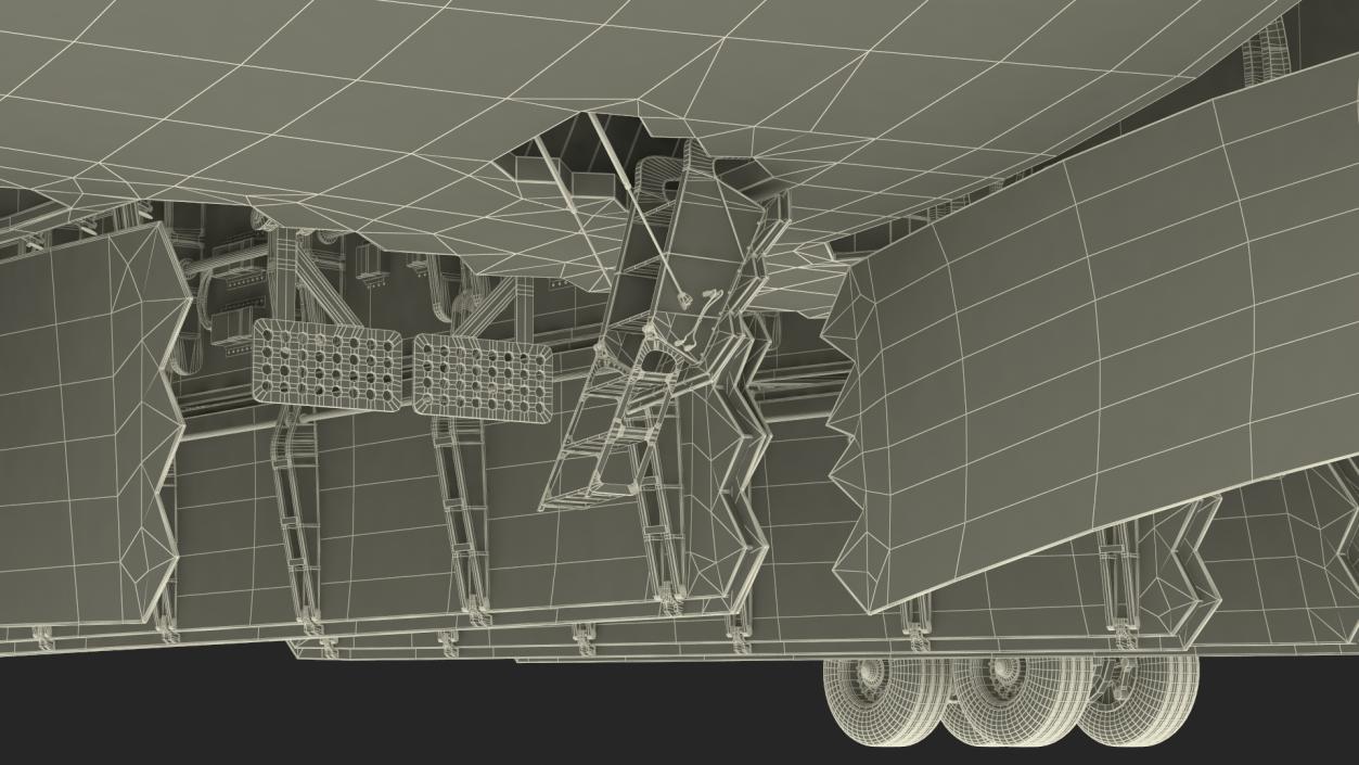 3D model Long-Range Penetration Bomber Aircraft Rigged