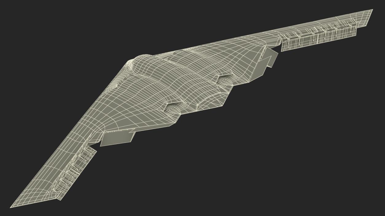 3D model Long-Range Penetration Bomber Aircraft Rigged