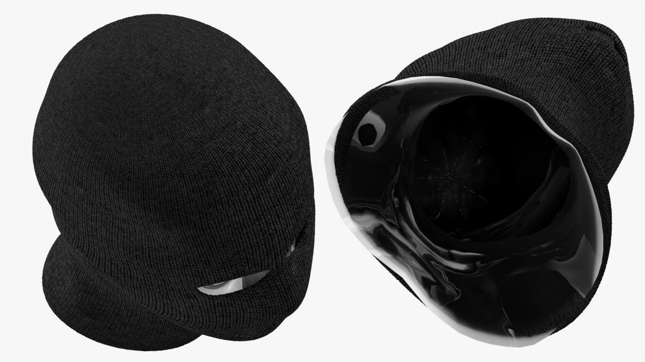 3D model Full Face 3 Hole Balaclava Ski Mask