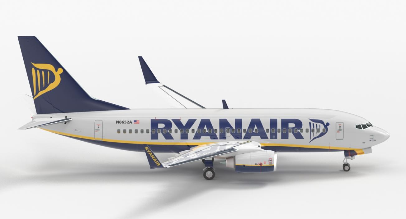 Boeing 737-700 Ryanair 3D