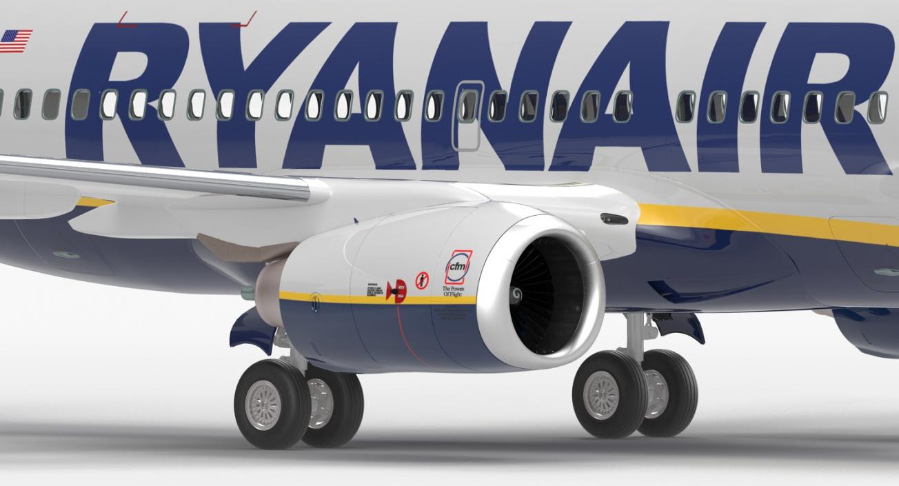 Boeing 737-700 Ryanair 3D