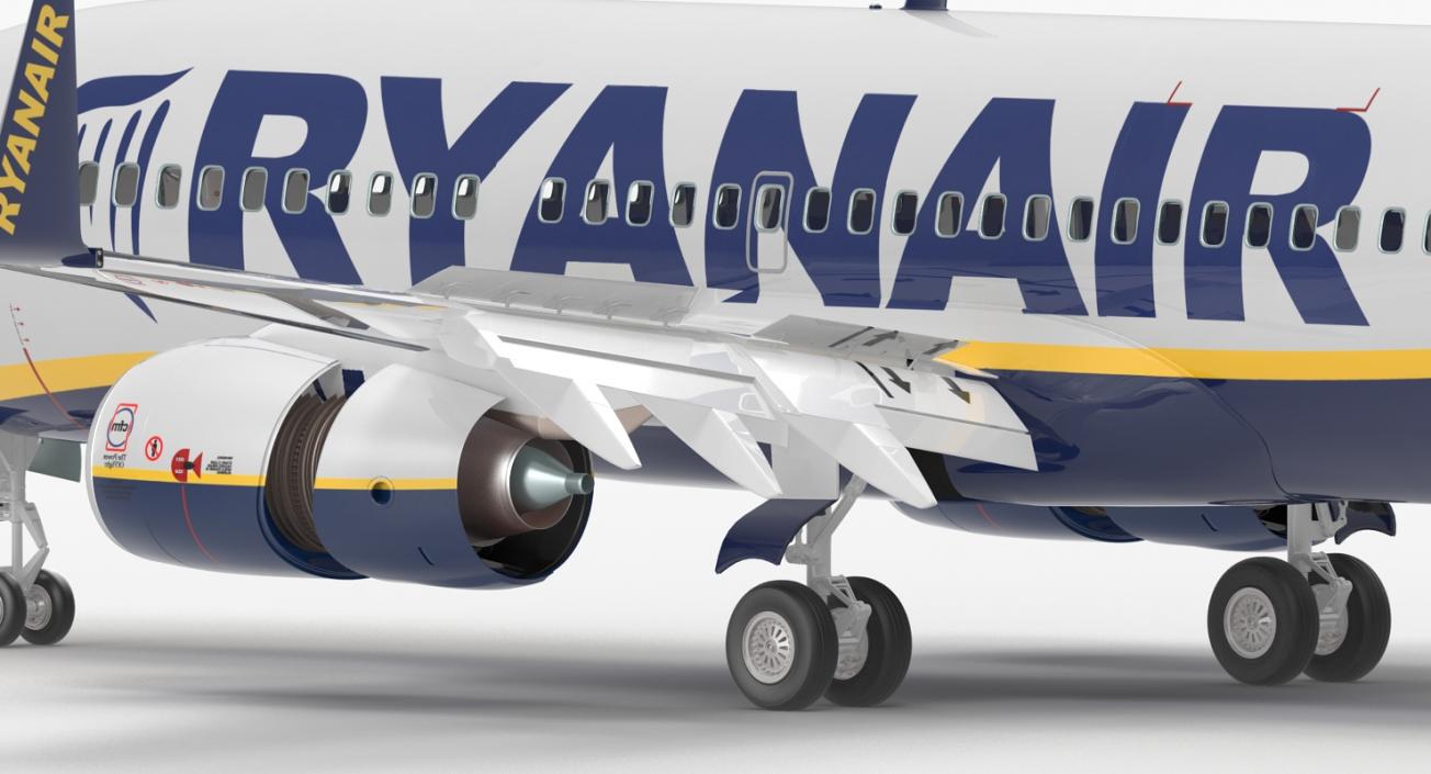 Boeing 737-700 Ryanair 3D