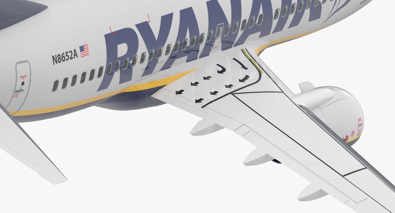 Boeing 737-700 Ryanair 3D