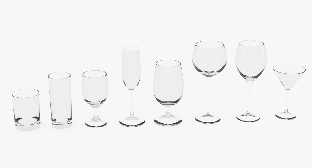 Cocktail Glasses 3D Models Collection 2 3D model