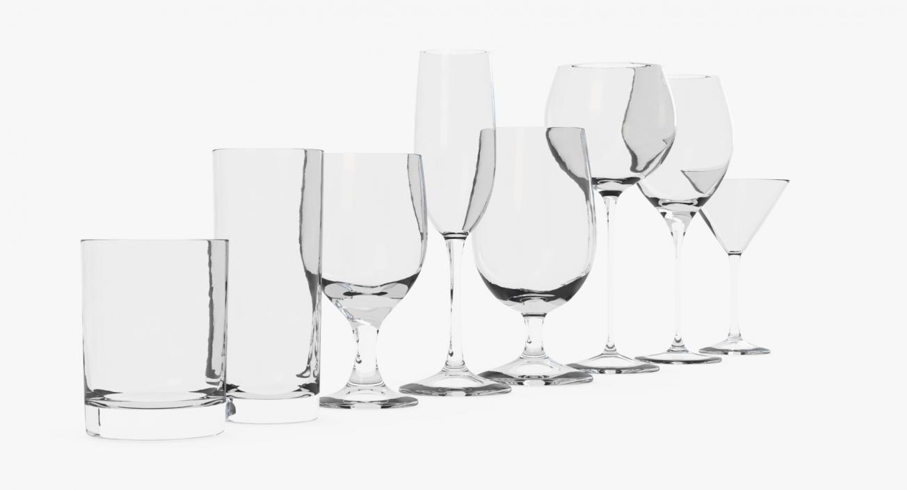 Cocktail Glasses 3D Models Collection 2 3D model