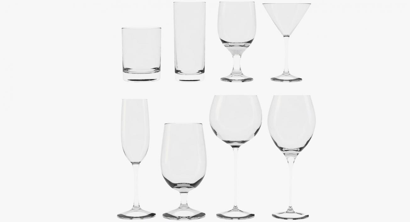 Cocktail Glasses 3D Models Collection 2 3D model