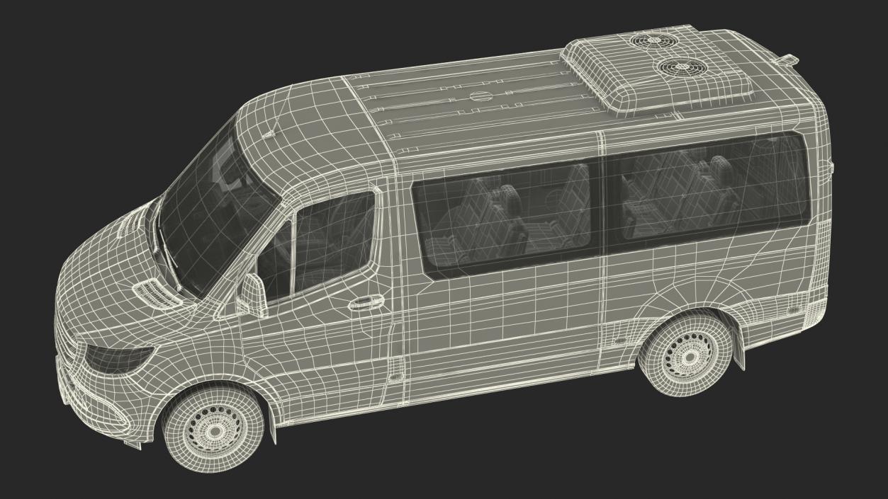 3D Executive Van model