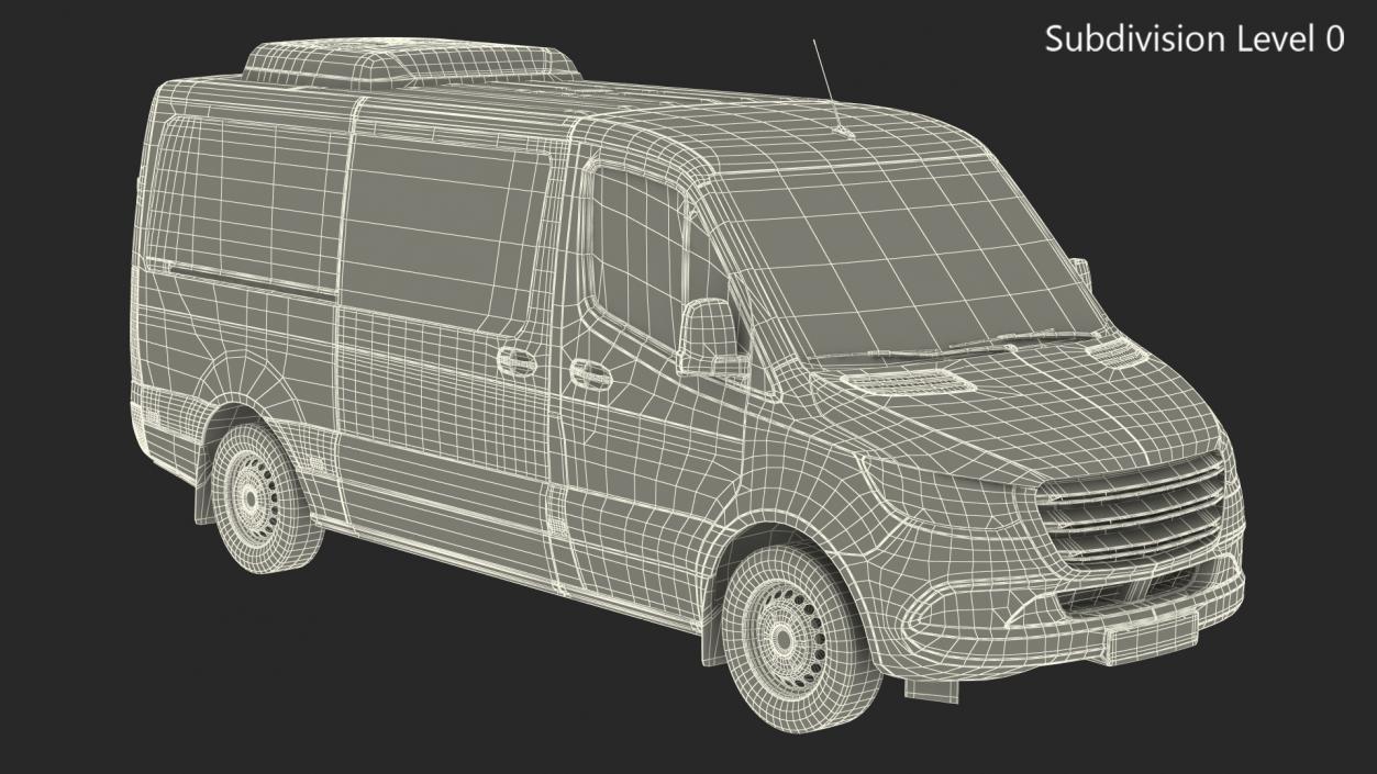 3D Executive Van model