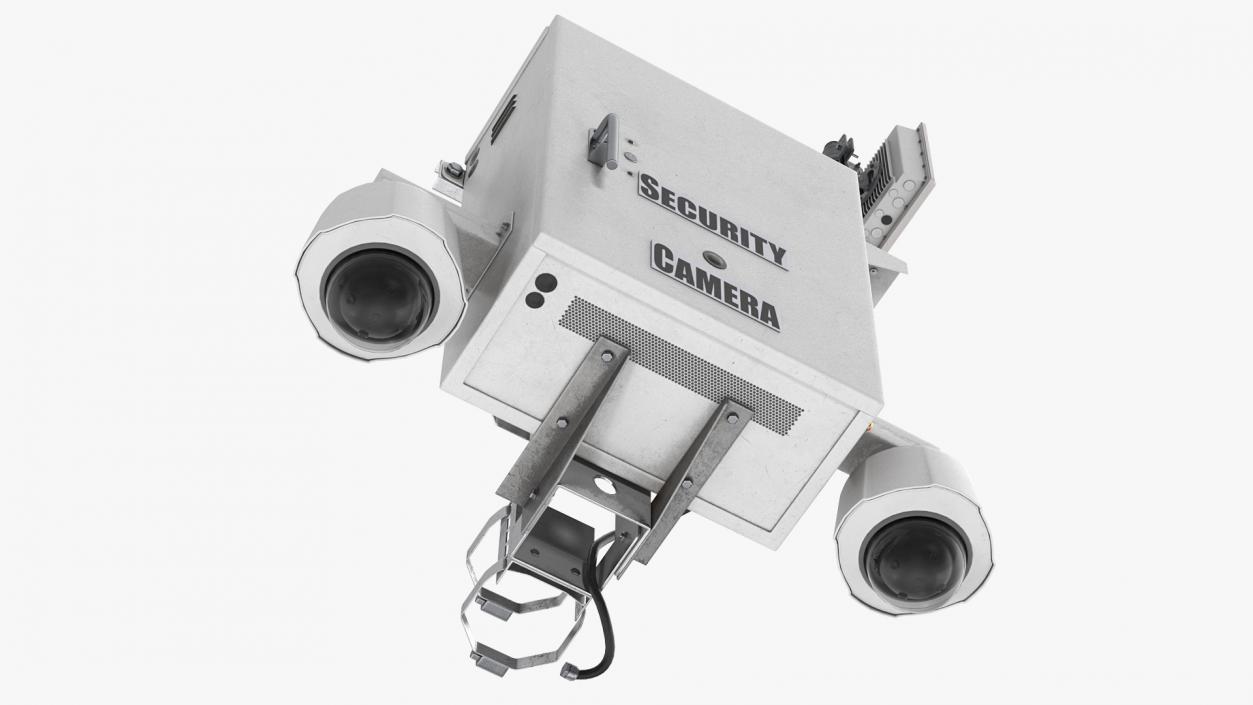 Street CCTV Surveillance Cameras 3D