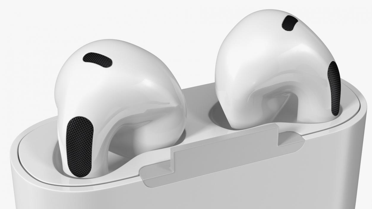 3D Apple AirPods 3 in Case model