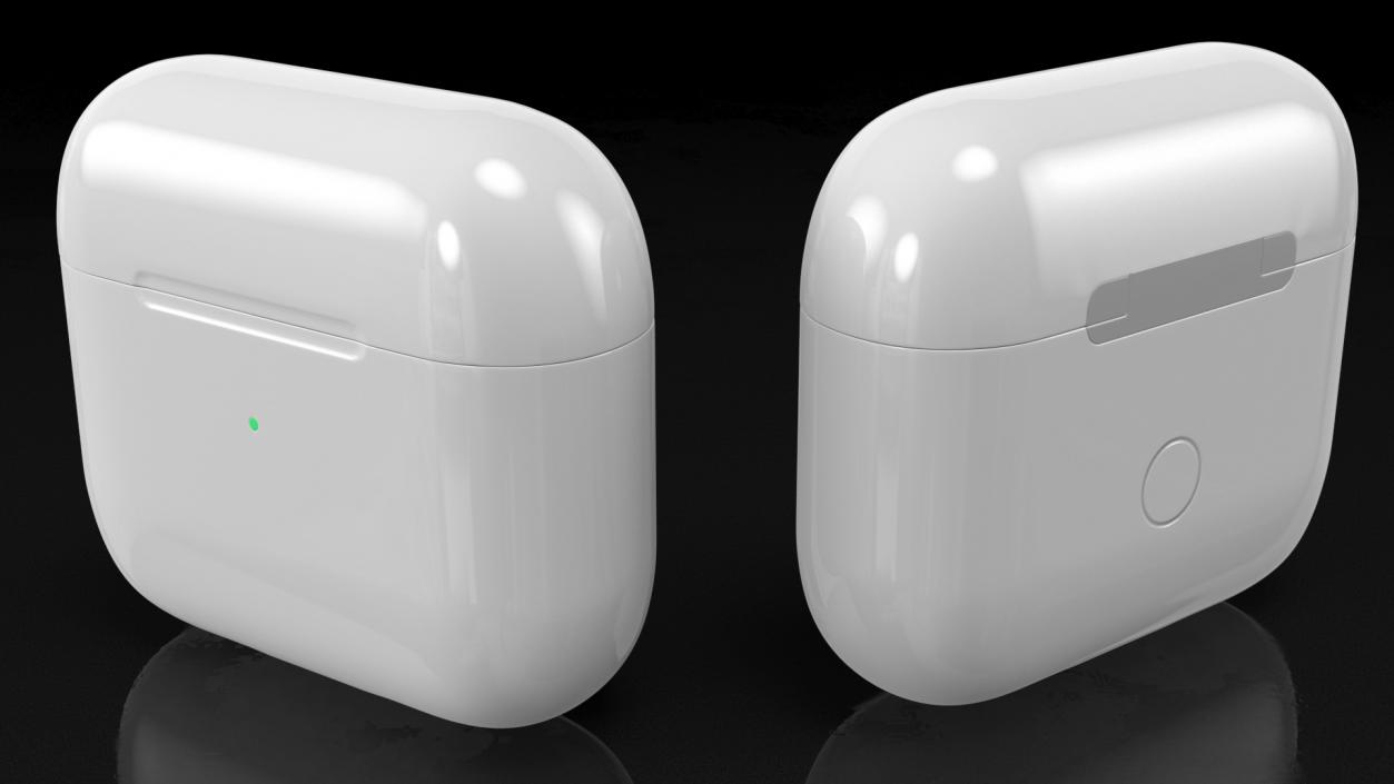 3D Apple AirPods 3 in Case model