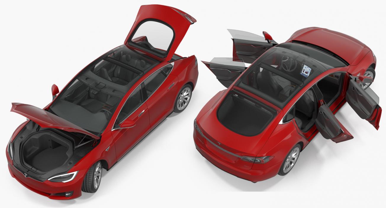 3D Tesla Model S 100D 2017 model