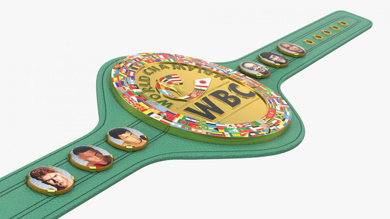 3D WBC Championship Boxing Belt model