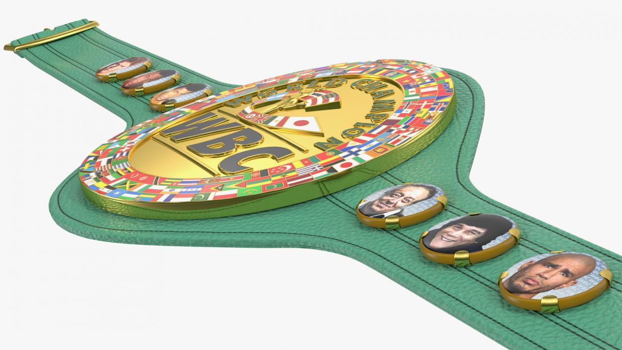 3D WBC Championship Boxing Belt model