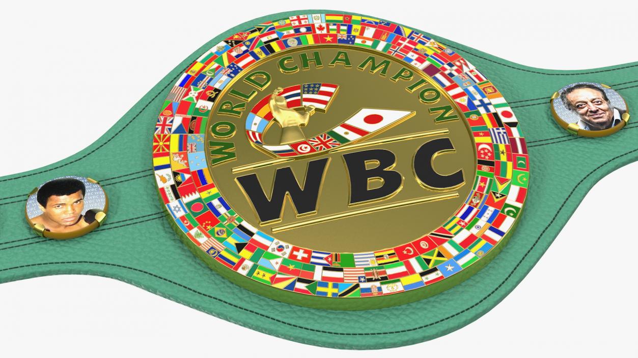 3D WBC Championship Boxing Belt model