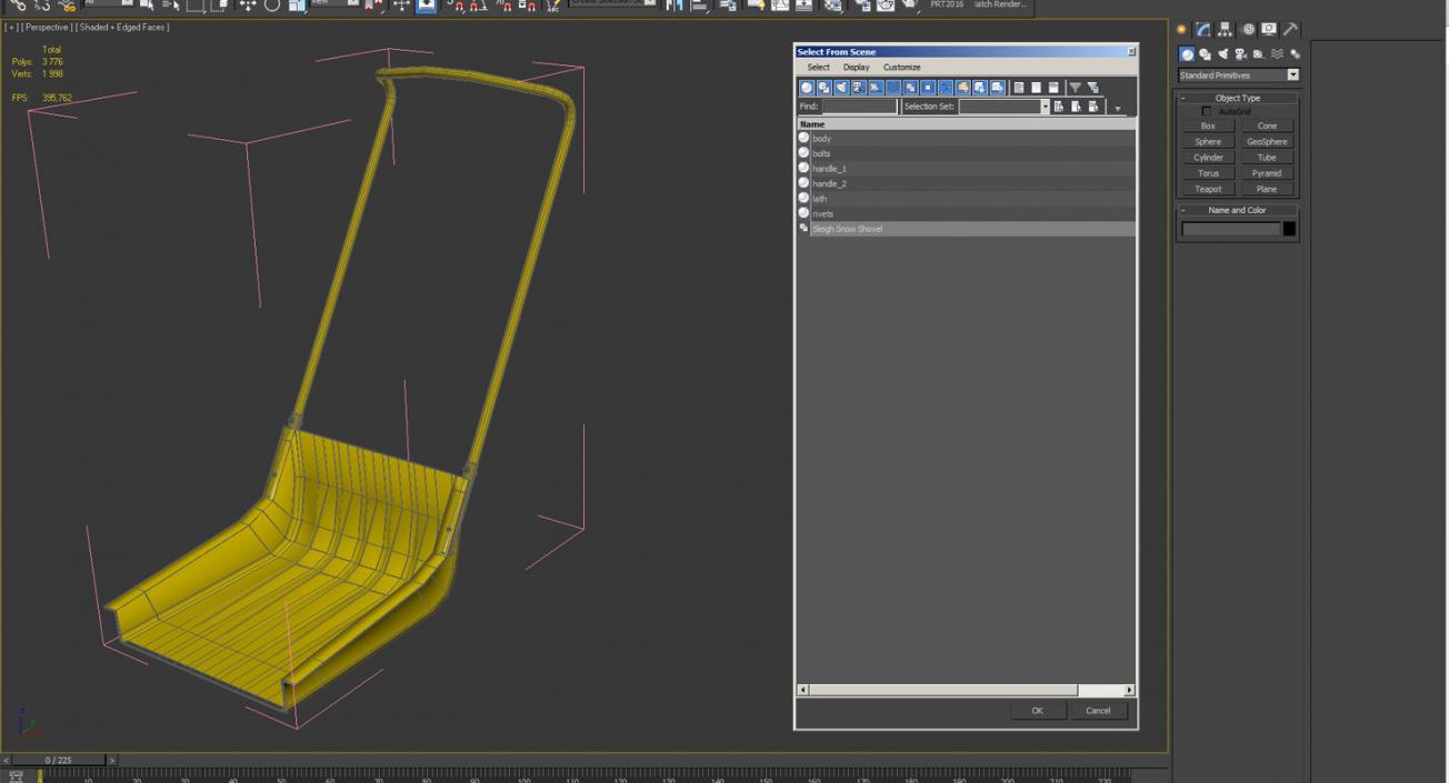 Snow Scoop Shovel 3D