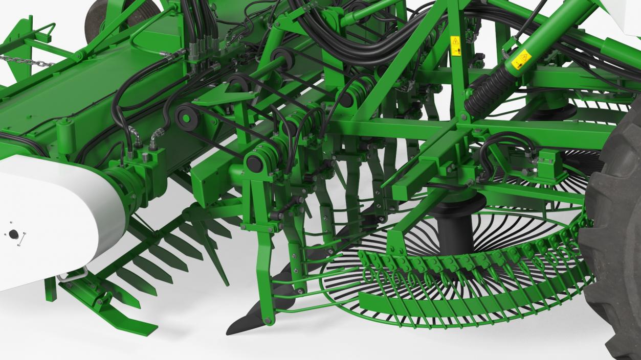 Self Propelled Sugar Beet Harvester Rigged 3D