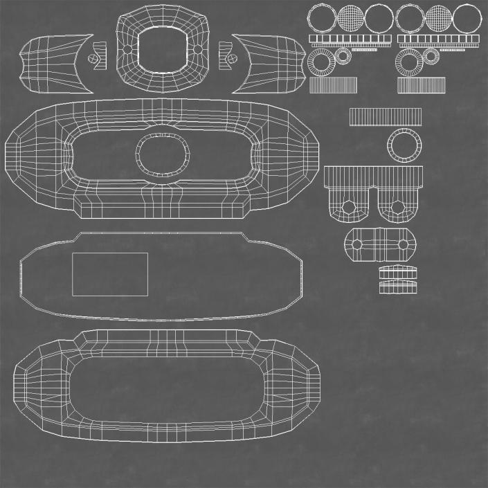 3D Curling Equipment Collection model