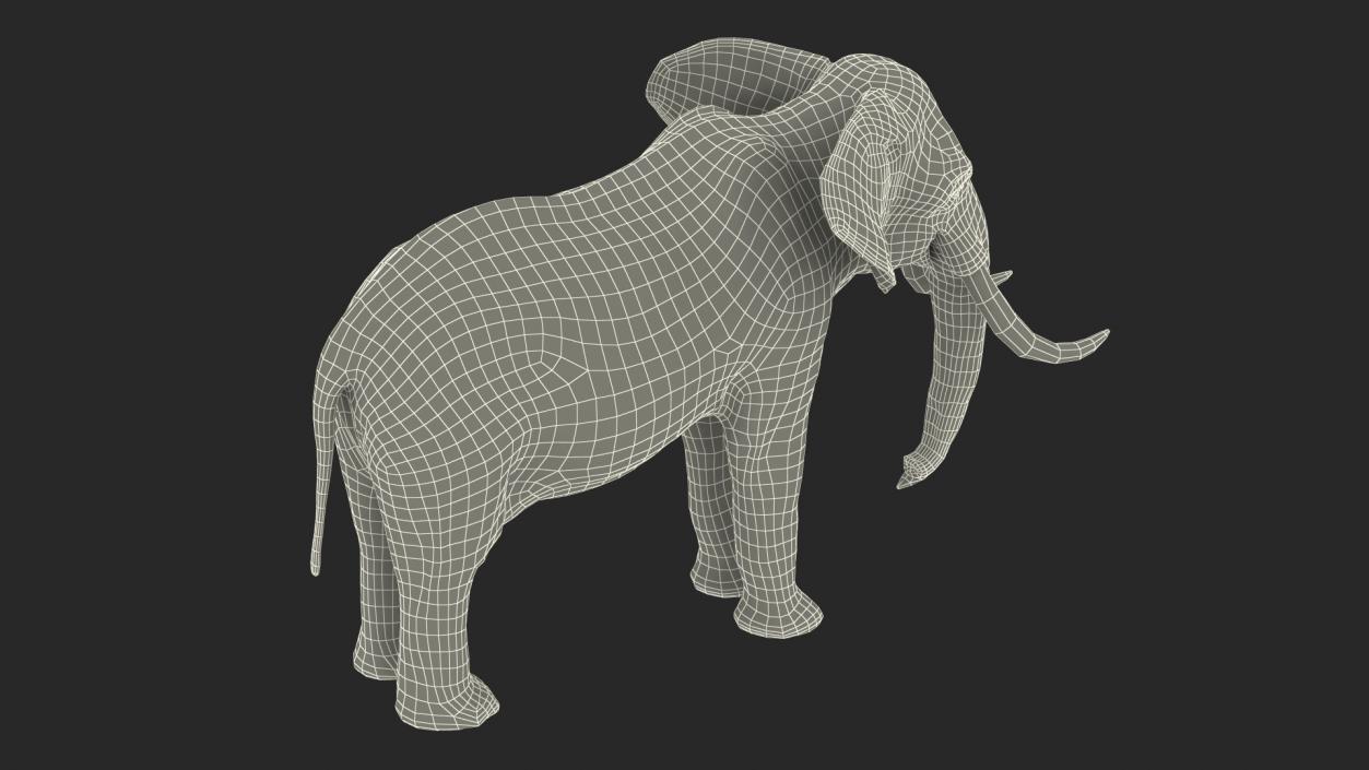 Animated Elephants Collection 3D model