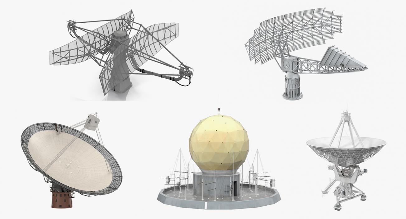 Radar Antennas Collection 3 3D