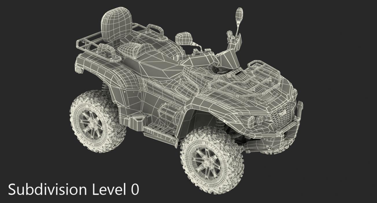 ATV Four Wheeler Bike Generic 3D model