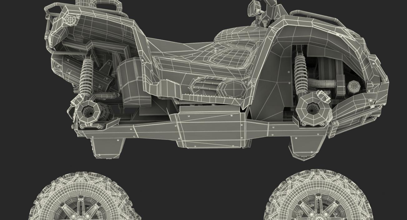 ATV Four Wheeler Bike Generic 3D model