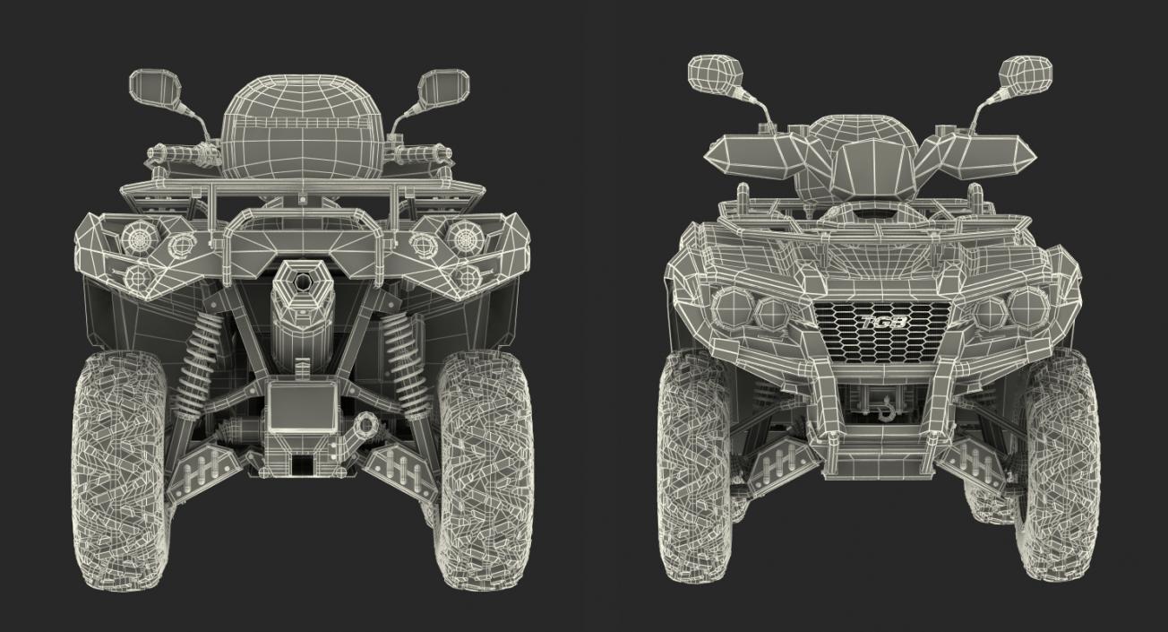 ATV Four Wheeler Bike Generic 3D model