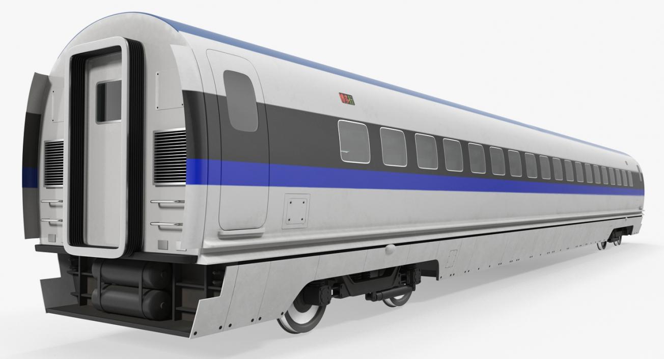 3D High Speed Train Shinkansen 500